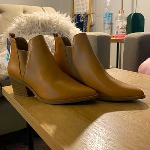 universal thread faux-leather ankle boots